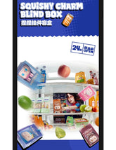 (Cat10078)Labubu wacky mart series Squeeze Fun Squishy Charm