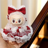 【Red Today】new clothes for 17cm Labubu new outfit for small Mokoko