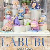(cat10013)Lazy Yoga series Figures The Monsters labubu yago blind box