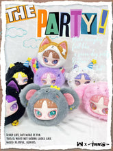 (Cat2056) INN's let's party!zipper bag plush blind box