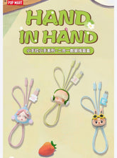 (Cat10073)Hand in Hand Data Wire series cutie blind box POPMART