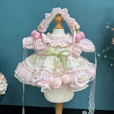 (Cat Mew20) Tulip Park Blue Cloud Tulip Miss new clothes for Mokoko new outfit of 37cm plush doll pre-order