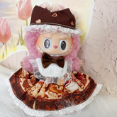 【Chocolate Bear】new clothes for 17cm plush doll new costume for 17cm labbubu