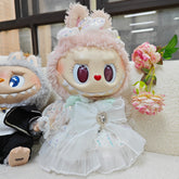 (Cat Mew20)Shiny White new clothes for 37 cm plush doll new costume for Mokoko