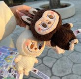 (Cat100244)POPLand Limited LABUBUA Classical series Figure 17cm Pendant and 28cm labubu Doll