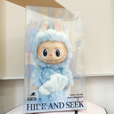 (cat10020)LABUBU HIDE AND SEEK IN SINGAPORE Merbubu plush doll pendant