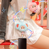 (Cat2005)Baby Three Phone Strap Phone Lanyard plush blind box