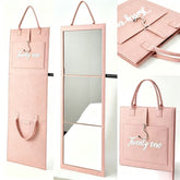 Brand New Upgraded Foldable Full-Length Mirror Portable Dressing Makeup Mirror for Student Dorms, Travel, Camping, Instagram Influencer Style——US