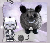 (Cat10220)Skullpanda monster plush doll
