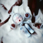 Melting Snow skullpanda limited figure(cat165)