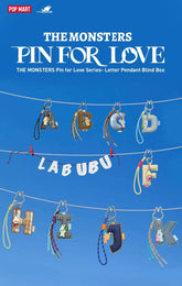 (Cat10101)THE MONSTER Pin for Love Series-Letter Pendant Blind Box(preorder)