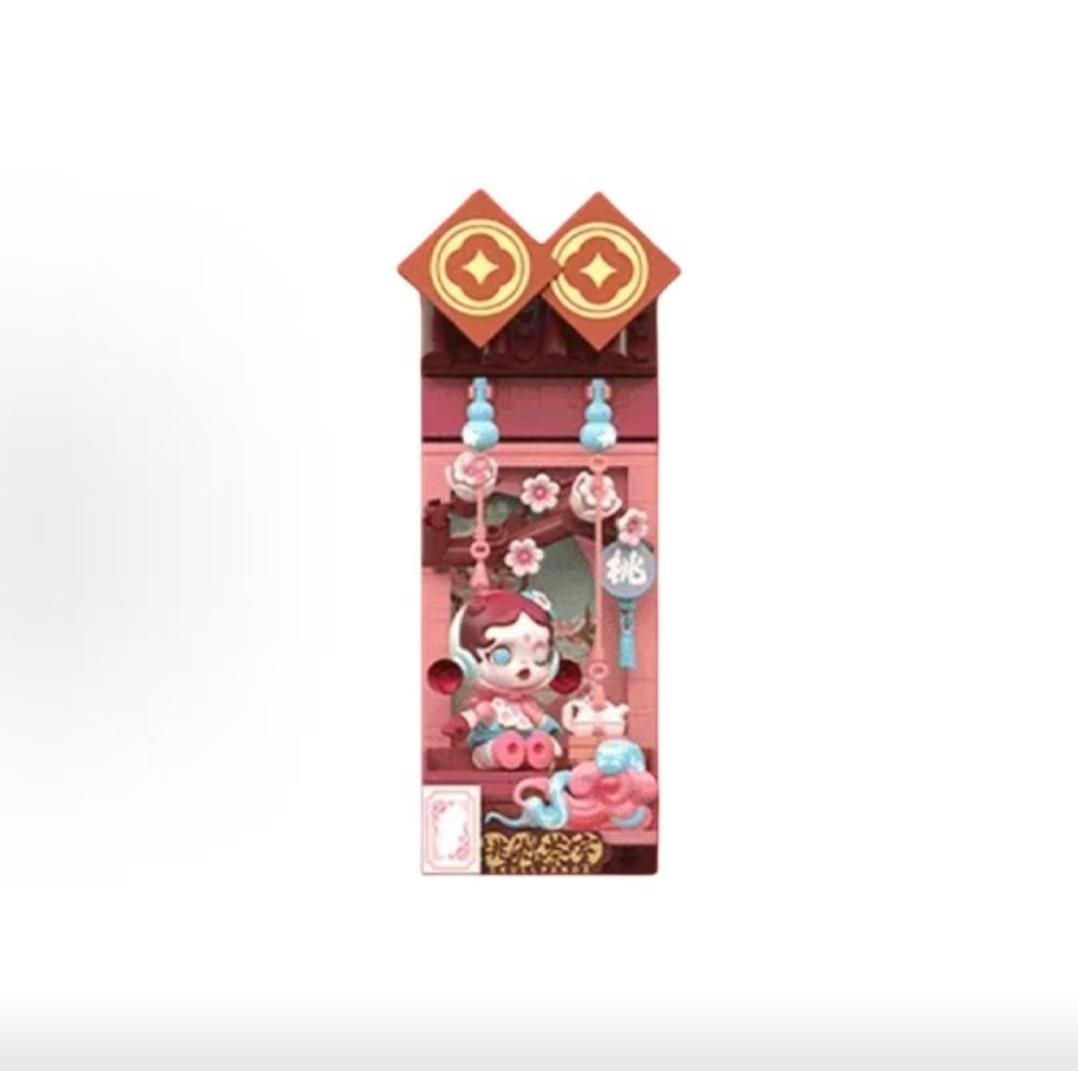 (Cat10389)Wealthy Snake's New Year Celebration-Fortunate Hand Series Block Figures