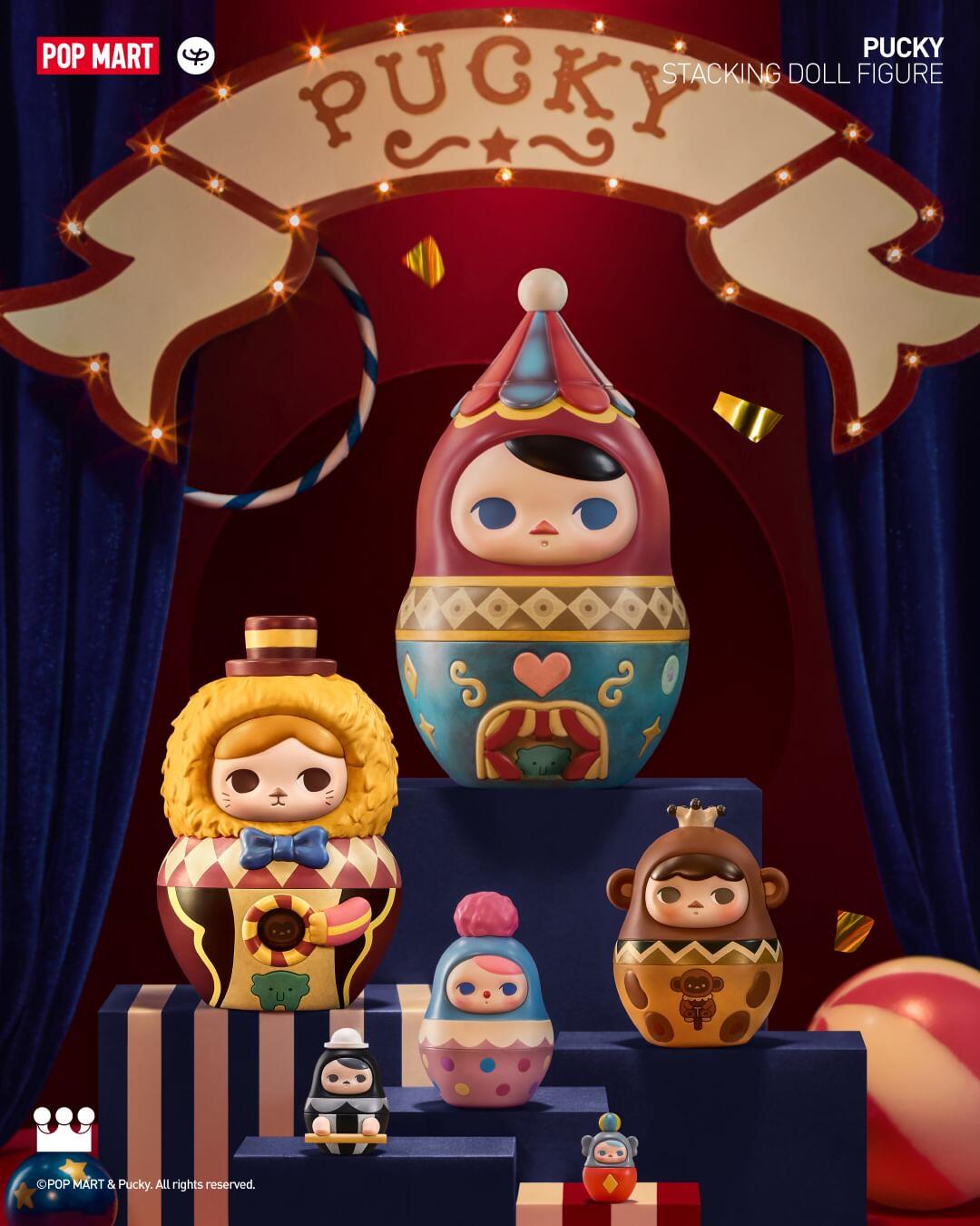 PUCKY STACKING DOLL FIGURINE