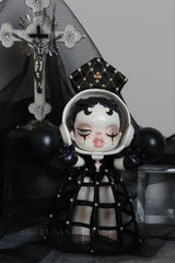 Black Pope skullpanda limited figure(cat186)