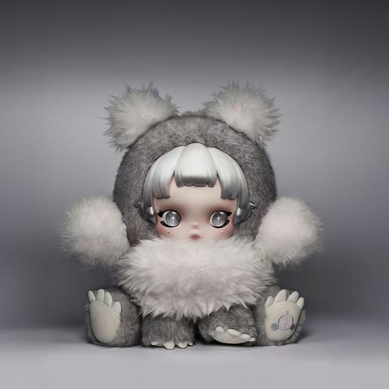 POP MART SKULLPANDA Punk skullpanda plush（cat126）