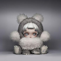 POP MART SKULLPANDA Punk skullpanda plush（cat126）