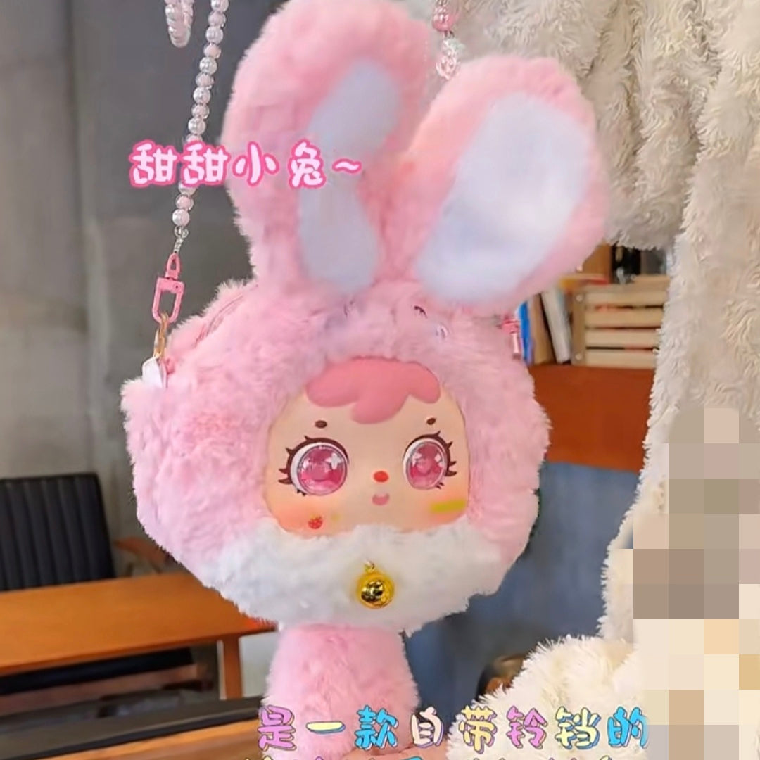 TYKE Bunny zipper plush bag