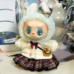 【Good Girl】new clothes for 17cm plush doll new costume for labubu