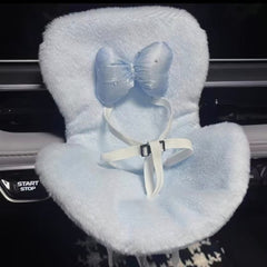 Labubu Car Seat fixed ornaments can be fixed on car with labubu or liilas cat 17cm toys accessories