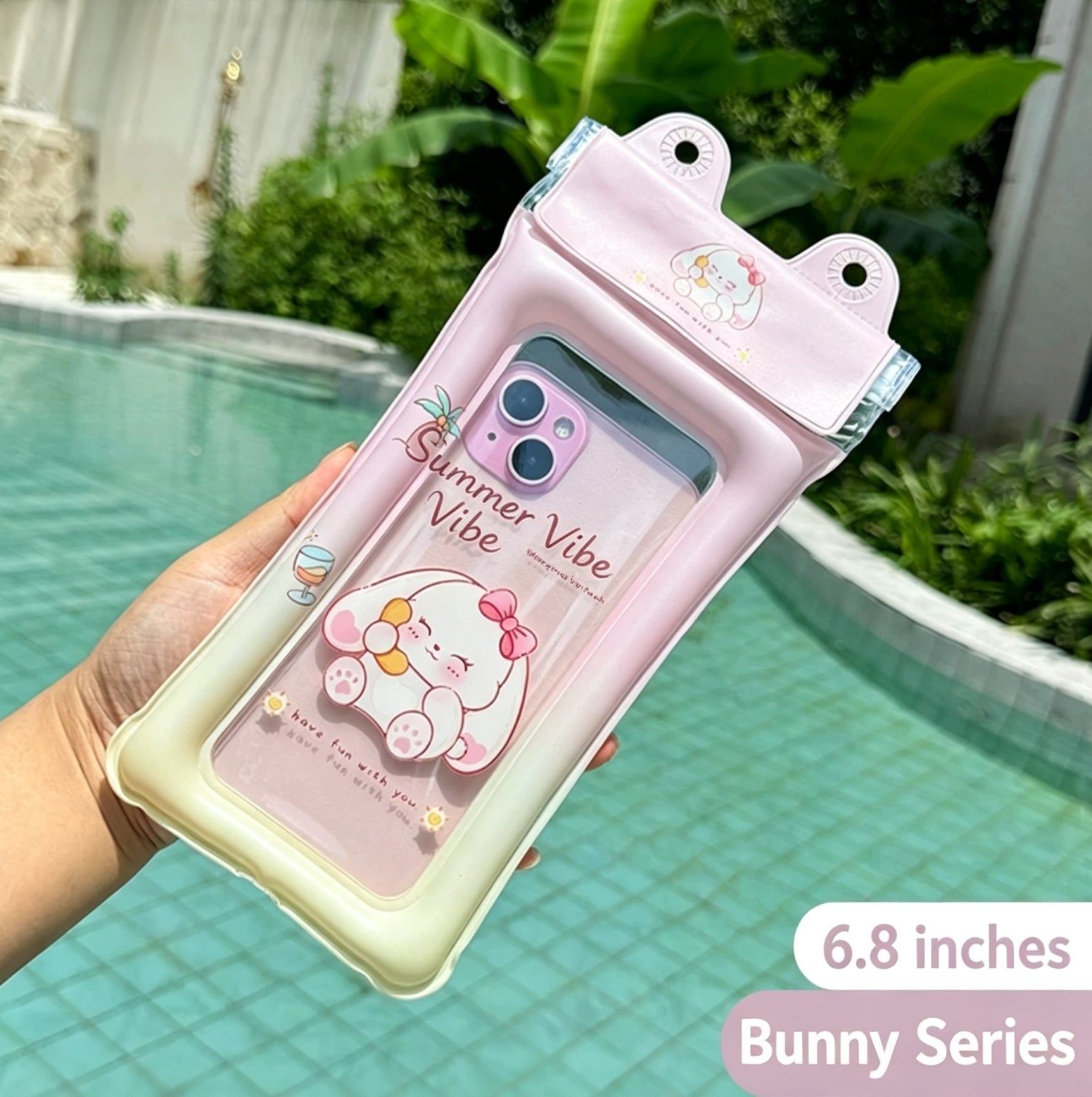 Mobile phone waterproof bag Festival items can be touched screen swimming special waterproof sealing can cross the lanyard to take photos drifting snorkeling airbaag cover
