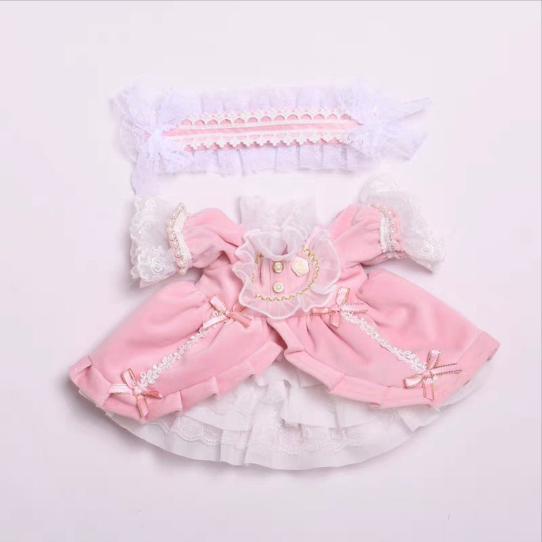 【 Chi Pao】Rich Lady Pajamas new clothes of Mokoko new costume of 37 cm plush doll pre-order