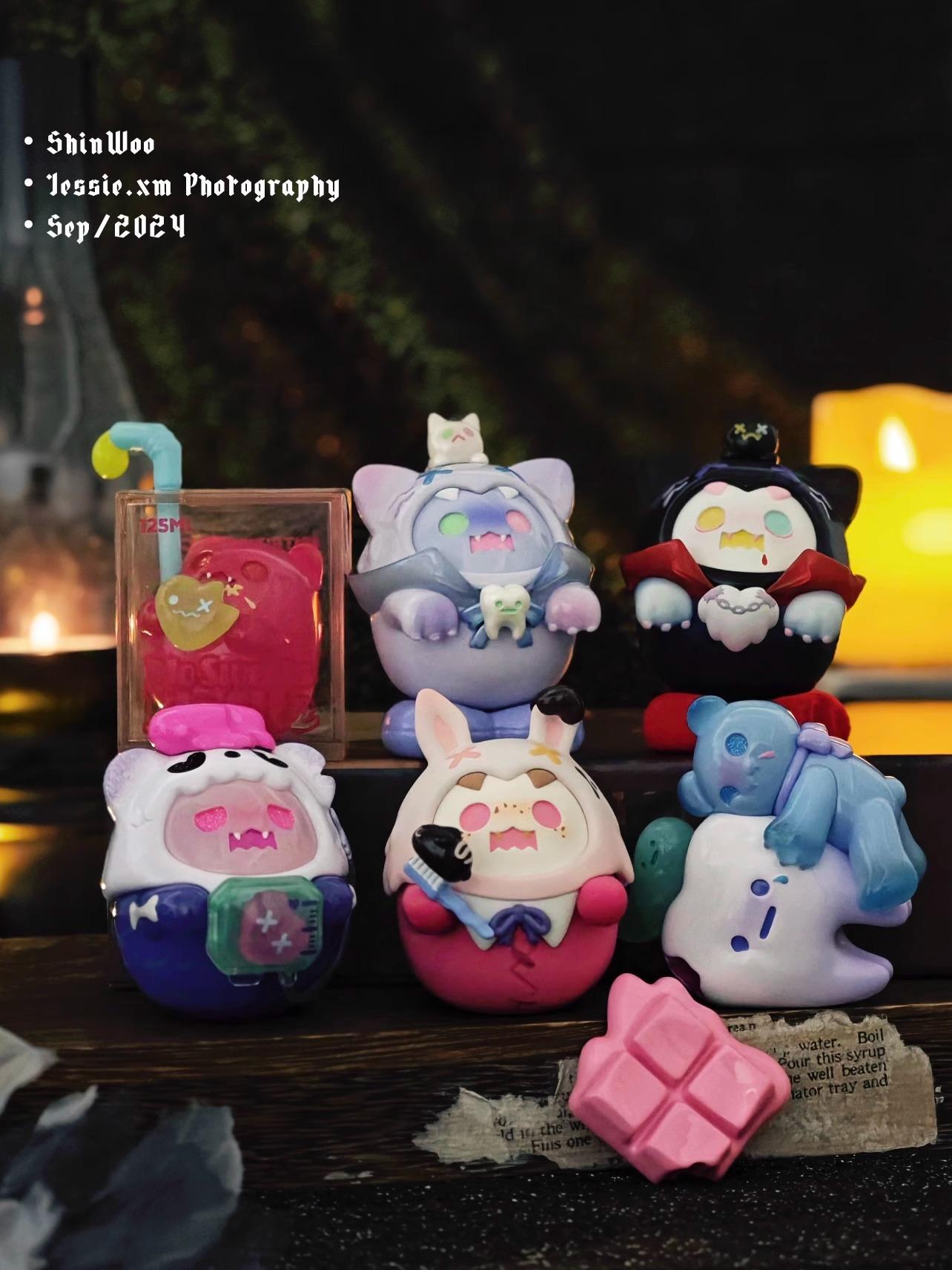 Shinwoo ghost bear vampire candy house series blind box arttoy