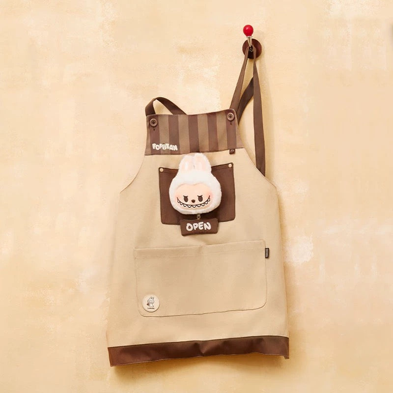 Bubble Cute Grain Coffee Factory Series LABUBU Apron(pre-order)