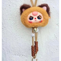 (Cat2005)Baby Three Phone Strap Phone Lanyard plush blind box