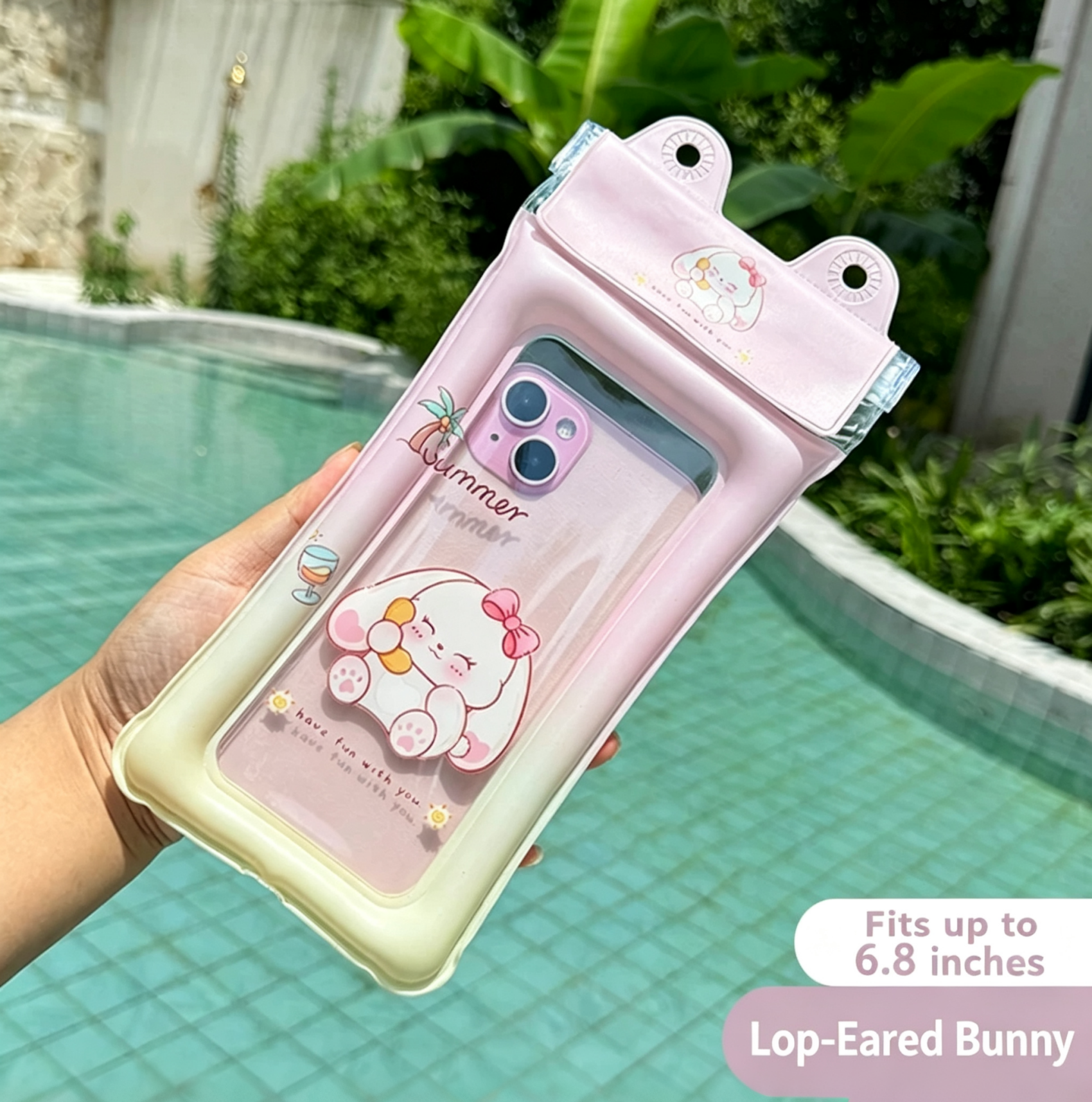 Mobile phone waterproof bag Festival items can be touched screen swimming special waterproof sealing can cross the lanyard to take photos drifting snorkeling airbaag cover