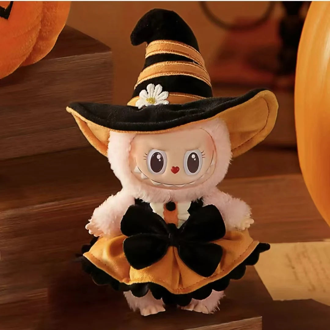 (Cat10039)Mokoko Happy Halloween party series Magic of pumpkin plush pendant popmart