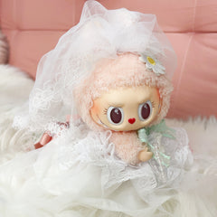 new clothes wedding dress white 17 cm stuffed toys costume