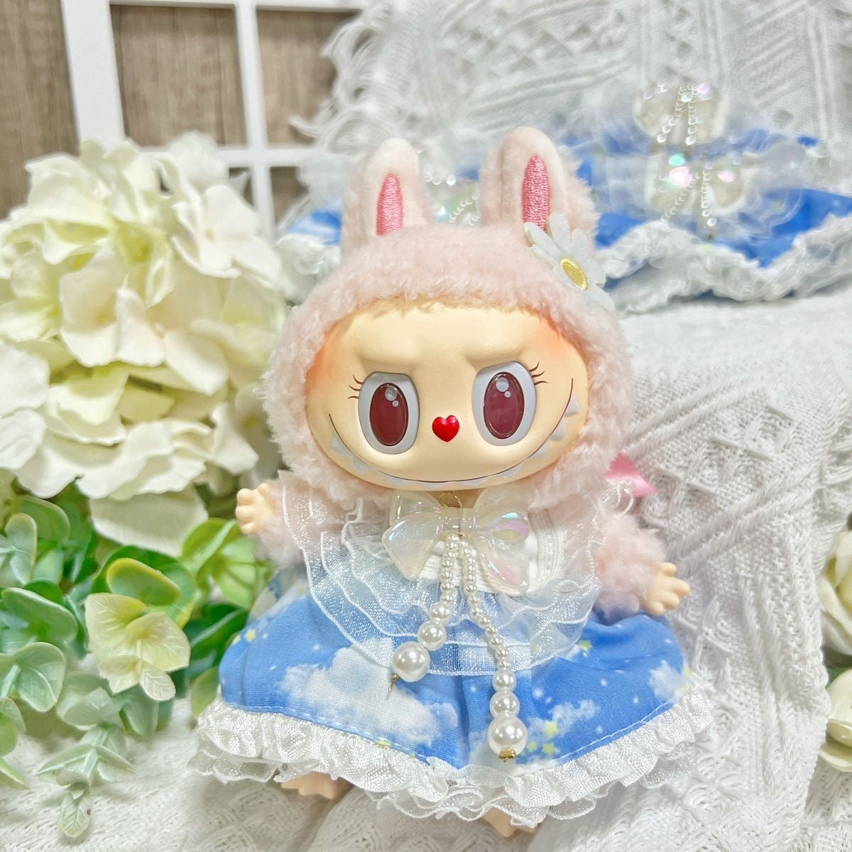 【Little Cloud】17 cm stuffed plush Doll Clothes labubu or kimmon or liilas toys clothes