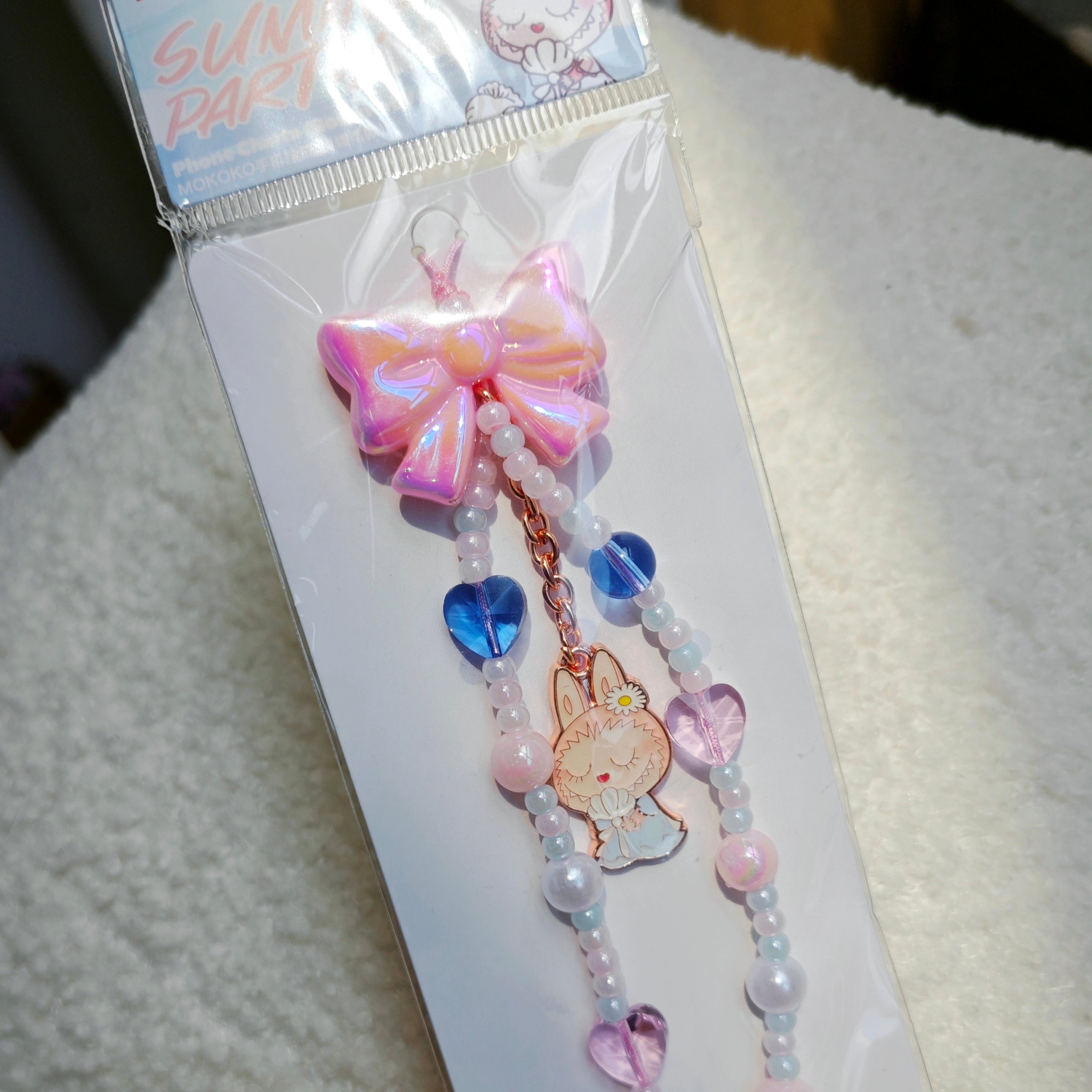 (Cat100247) Mokoko phone charm  POP Summer Party series mokoko phone charm