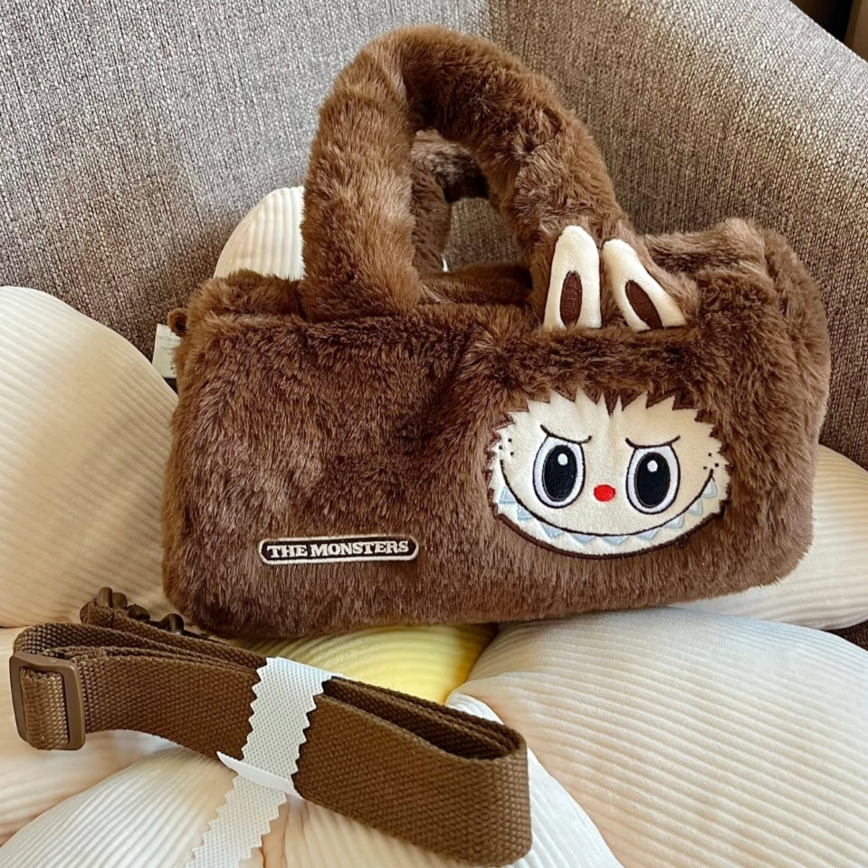 (Cat100242)POPLand Labubu Crossbody Bag big head bag and backpack