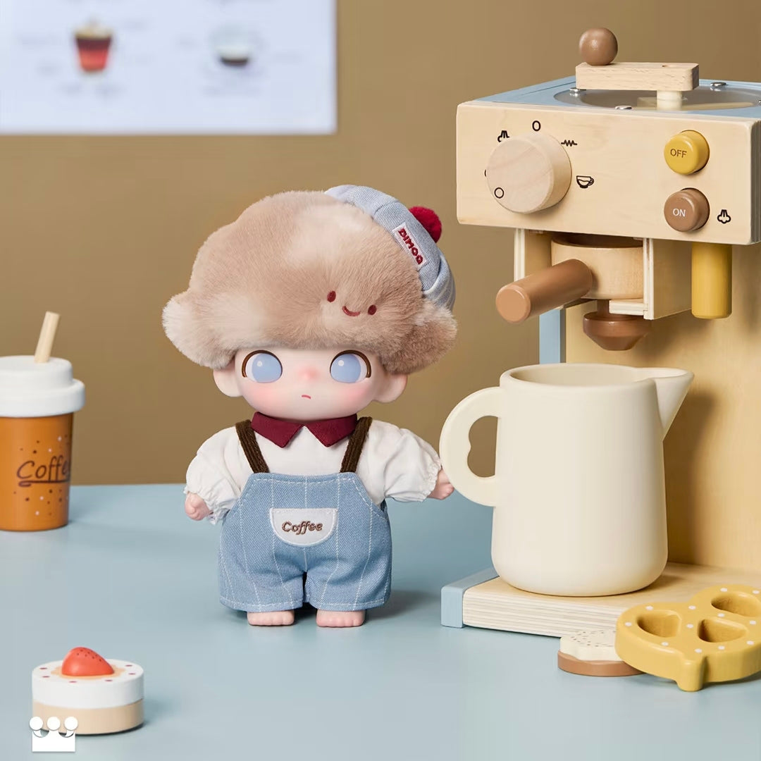 (Cat10097)Dimoo Blister  Pack Model Crush on Coffee series Vinyl plush pendant
