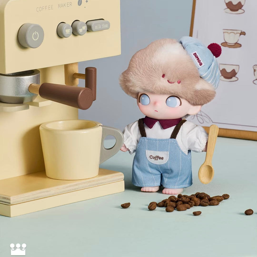 (Cat10097)Dimoo Blister  Pack Model Crush on Coffee series Vinyl plush pendant