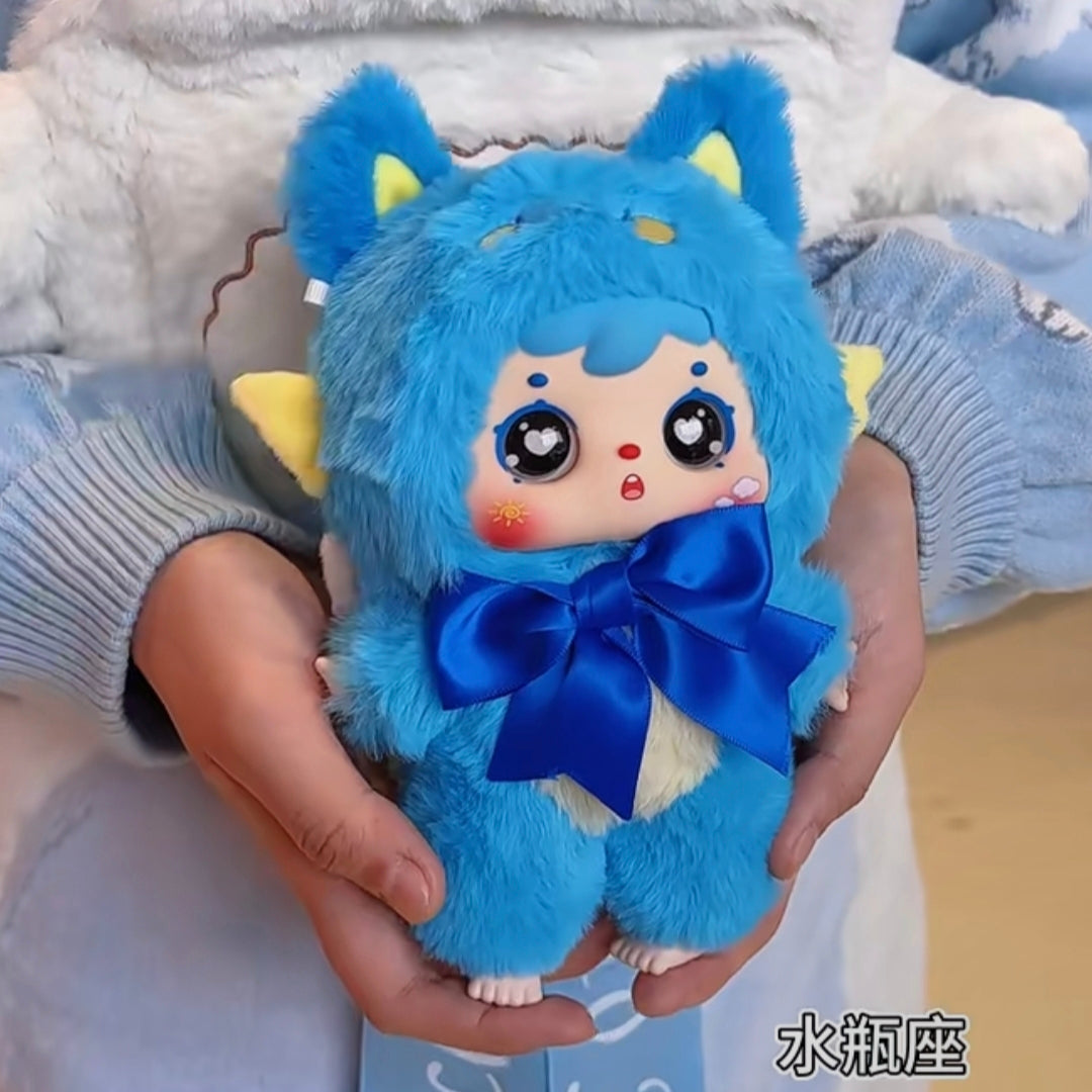 (Cat2043)TYKE3 Samuel 12 Constellation  Standing  full body pendant plush blind box