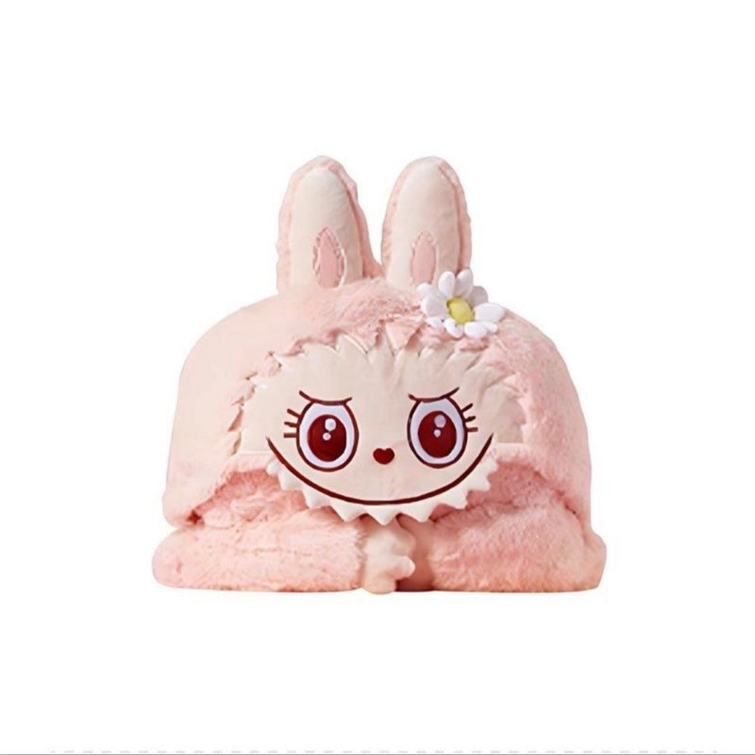 (Cat1002410)POPLand  Blanket plush pink mokoko or brown or purple blanket