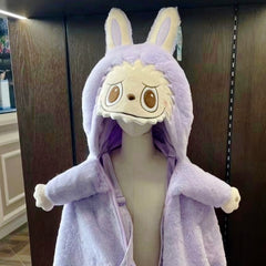 (Cat1002410)POPLand  Blanket plush pink mokoko or brown or purple blanket