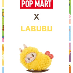 (Cat10071)Tempura Labubu The Monsters Wacky Mart series Earphone case handing card plush pendant shrimp