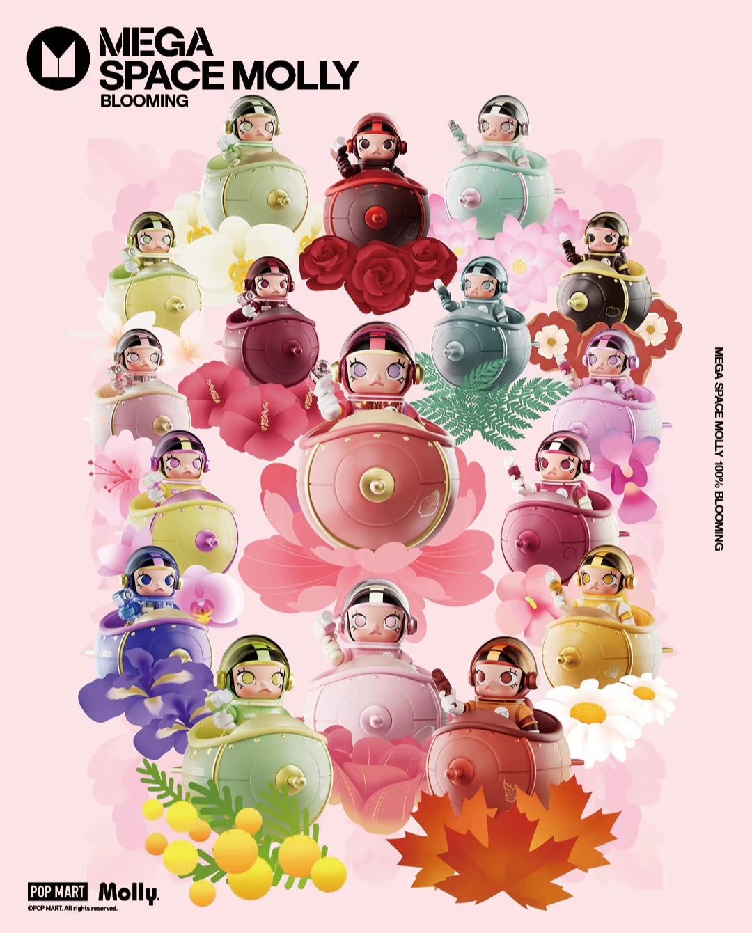 (Cat10075)MEGA SPACE MOLLY 100%Blooming series