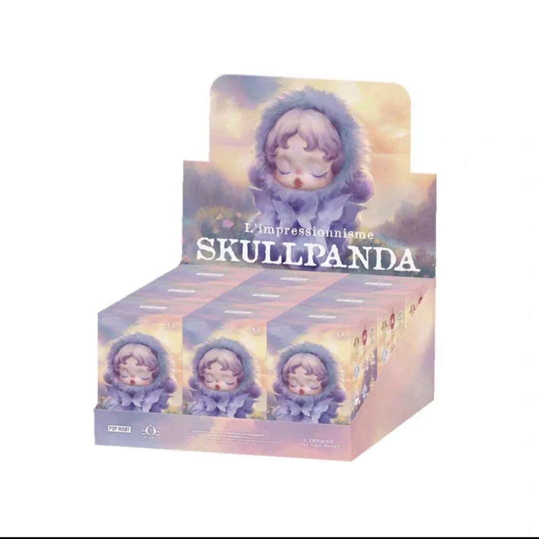 (Cat10029)SkullPanda v2 L impressionnisme plush blind box