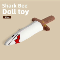 (Cat2052)plush funny toy ShaBi Shark Bee plush XiaoYu s same model