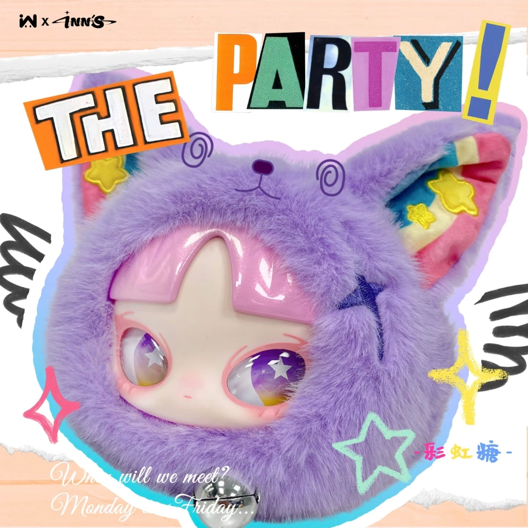 (Cat2056) INN's let's party！zipper bag plush blind box