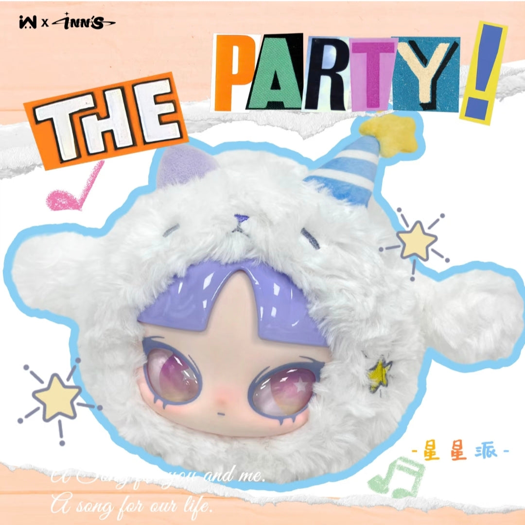(Cat2056) INN's let's party！zipper bag plush blind box
