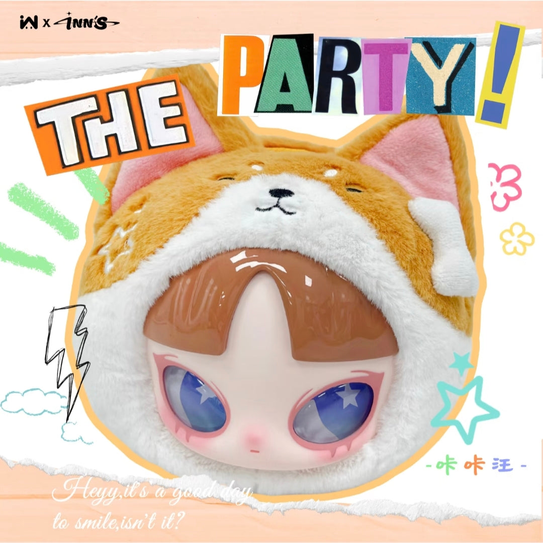 (Cat2056) INN's let's party！zipper bag plush blind box