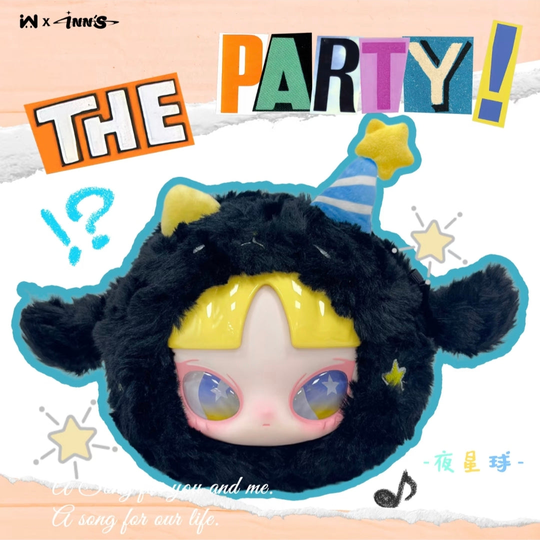 (Cat2056) INN's let's party！zipper bag plush blind box