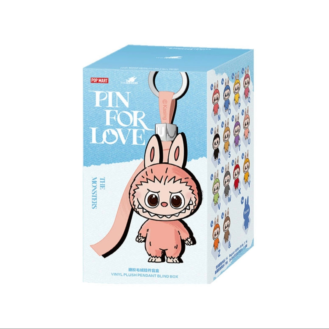 (Cat10100)Labubu v4 The Monsters Pin Loves Series-Vinyl Plush Pandent Blind Box