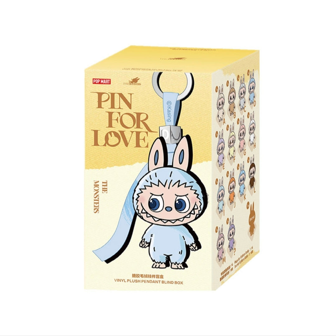 (Cat10100)Labubu v4 The Monsters Pin Loves Series-Vinyl Plush Pandent Blind Box