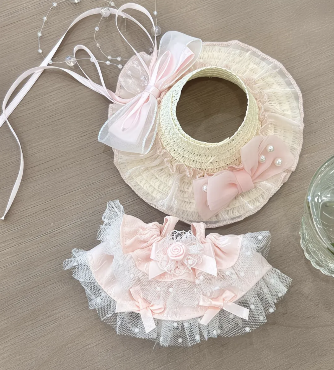 Cat Mew20 Flower King Pink Diamond new clothes for Mokoko new costume for 37cm doll